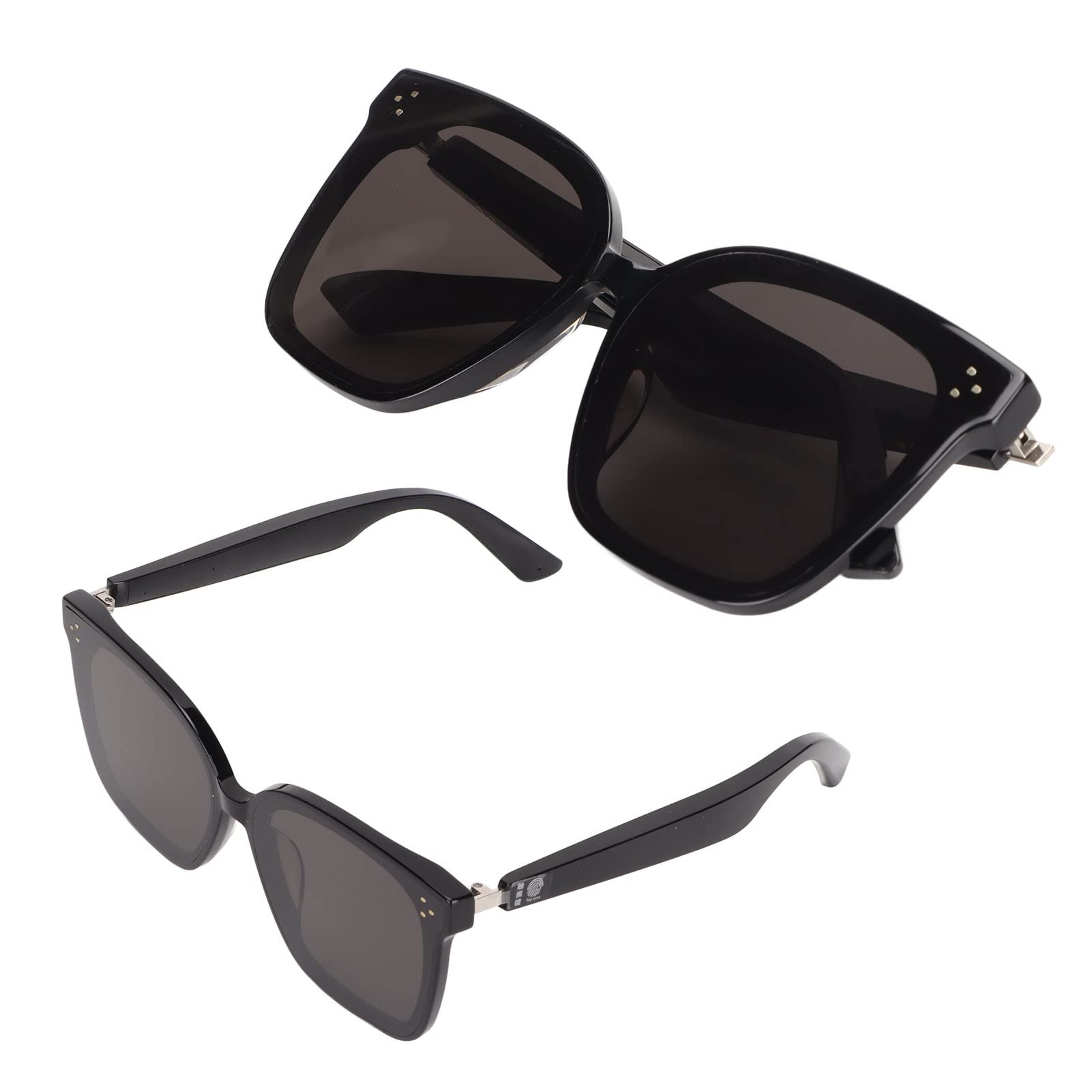 Occhiali da Sole Wireless KX09S Occhiali Bluetooth Eleganti con Controllo Touch per Sport All'aria Aperta Ciclismo Corsa Protezione UV Nera