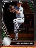 2021 Panini Prizm Draft Picks Baseball PDP116 Logan Henderson McLennan CC (TX) Official NCAA Licensed Trading Card in Near Mint to Mint Condition