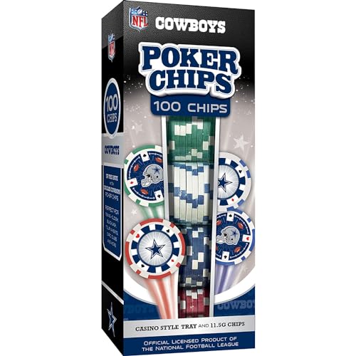 Jetons de poker NFL Dallas Cowboys de collection au design soigné