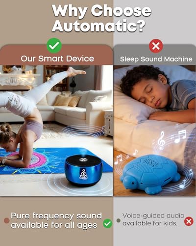 Image of Sound Machine for Sleep, PUVIDJUT M3 Pure Frequencies & Singing Bowl Tone,Cordless Non-White Noise Sleep aids for Adults, Portable Size,Help to Relax and Calm and Drift to Sleep