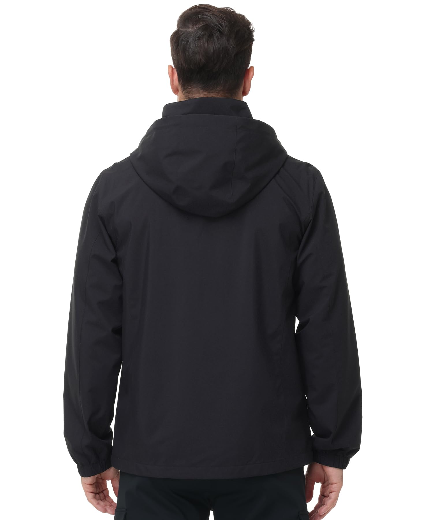 Huayuzh Chaquetas impermeables para hombre, chaqueta ligera para exteriores, cortavientos, de secado rápido, para ciclismo, camping, senderismo