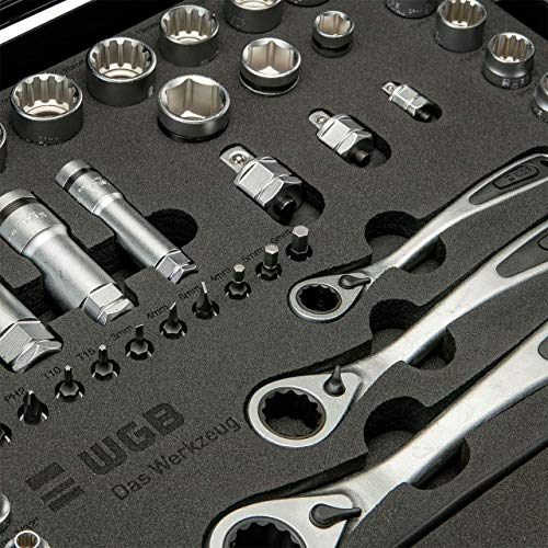 1/4 + 3/8 + 1/2 Steckschlüssel-Garnitur in