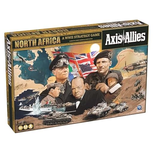 Renegade Game Studios Axis & Allies: North Africa - 2-4 Players - Ages 12+ 3 Hours Playing Time - New Setting for Axis & Allies! Over 250+ Plastic Miniatures! | Ya disponible en tu tienda friki favorita! En mundofriki.es!