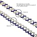 HH BLING EMPIRE Iced Out Diamond Cuban Link Chain for Men Women Silver Gold Miami Cuban Necklaces Hip Hop 16-30 Inches (Necklace A-Blue, 18