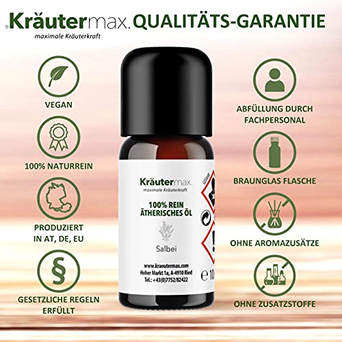 Olio essenziale di salvia Olio essenziale di