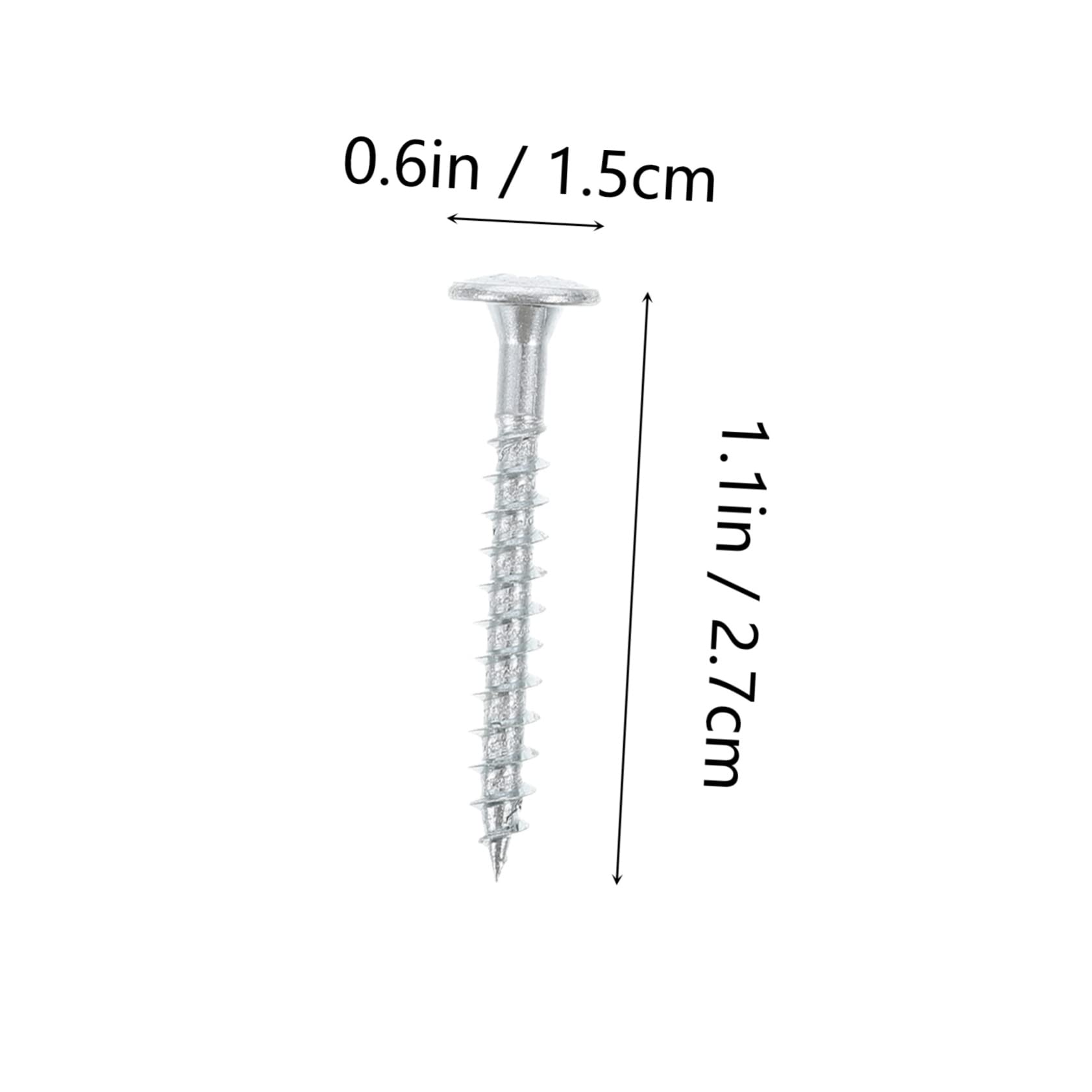 KICHOUSE 40pcs Plastic Expansion Tubes for Wall Screws Drywall Anchor Repair Kit Sturdy Easy to Assemble Great for Plasterboard