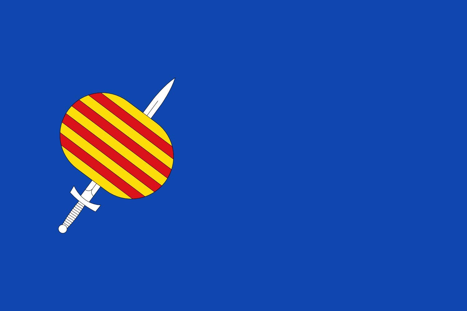 Drapeau XL Cabra de Mora Teruel Espagne grand format imprimé