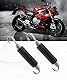 Flaconi 2PCS Motorrad-Auspufffeder,Auspuff Federn,Auspuff Federhaken,Edelstahl-Schalldämpfer-Auspuff-Federhaken,Motorrad-Auspuff-Erweiterungsfederhaken,Geeignet für die meisten Motorräder,Motorroller