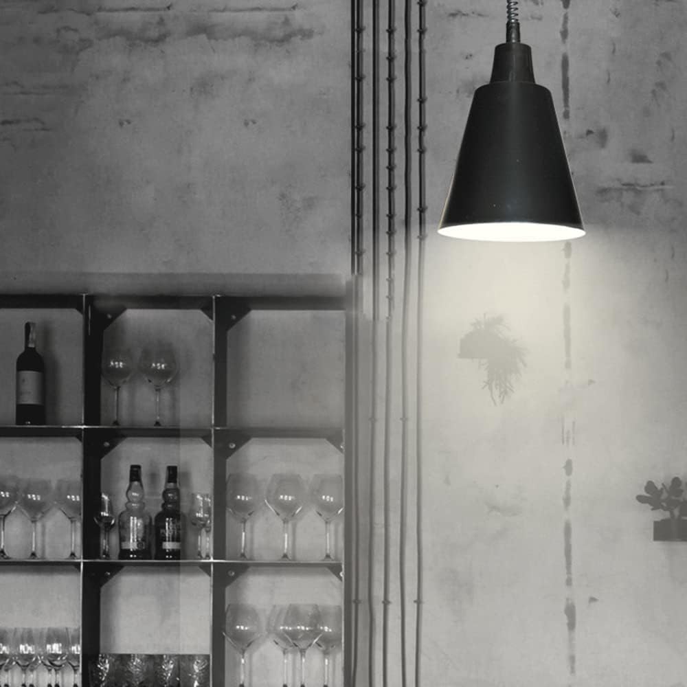 Nowoczesna metalowa lampa wisząca retro z pojedynczą głowicą 1, lampa wisząca - spersonalizowana, światło