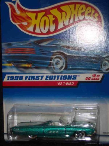 Hot Wheels 1998 First Editions #9 1963 Thunderbird T-Bird #644 Mint