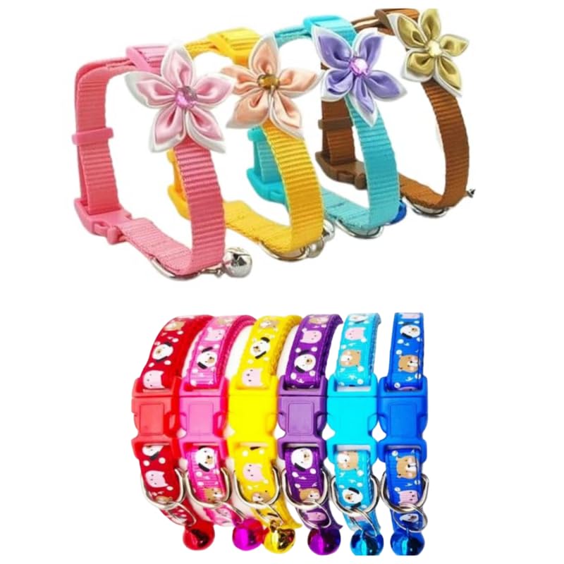 Dog Trust Pack of 6 pcs Collar 3 pcs Teddy and 3 pcs Bow tie Deisgn Reverisble Interactive Collar for Your Kitten Pupies Dog Size 10 MM Random Color (B0CW3H99QT) Amazon Price History, Amazon Price Tracker