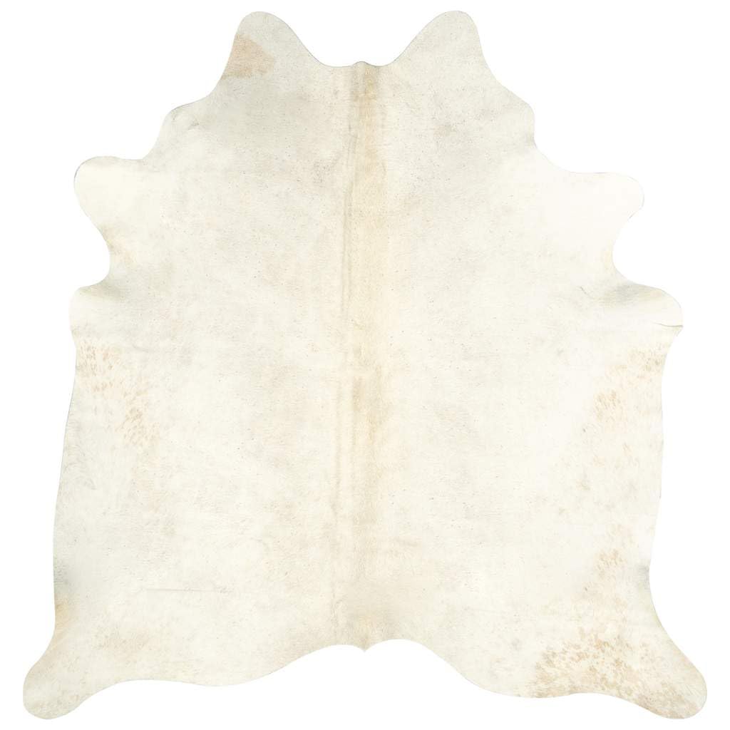 Tapis en Peau de Vache véritable Beige 180x220 cm,Tapis,5kg-376704