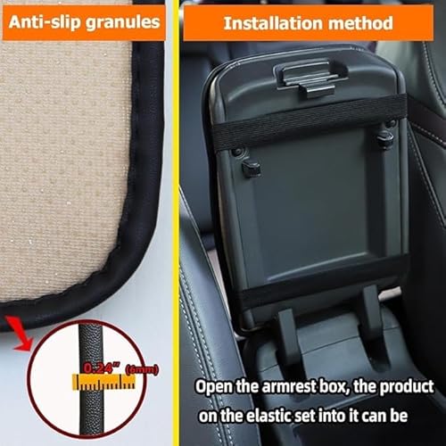 Car Armrest Cushion for BMW i3 2013-2023 Accessories Car Armrest Mats,Auto Center Console Pad,Car Armrest Pad,Car Armrest Seat Box Cover - Image 4