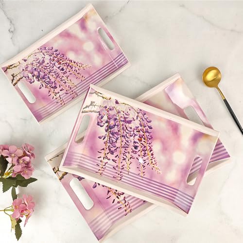 Image of U.P.C. Crystal Melamine Rectangular Serving Tray (8E-K681-ZTXH Multicolor)