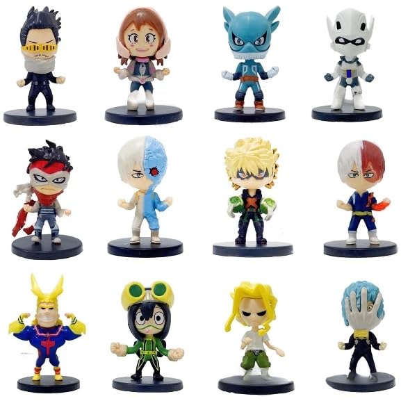 Image of Trunkin MHA My Hero Academia Set B Action Figure 12 Pcs Set Izuku Midoriya Bakugou Katsuki Ochaco Uraraka All Might Figurine Model Toy Figures