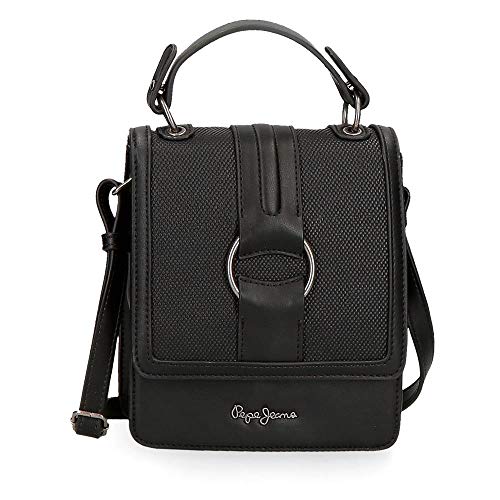 Pepe Jeans Daphne Bolso Bandolera Negro 17x21x9...