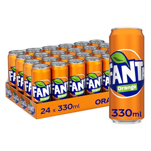 Fanta Refresco de naranja - Paquete de 24 x 330 ml - Total: 7920 ml