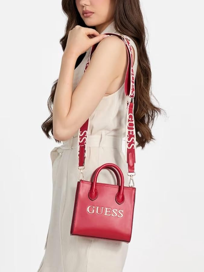Amazon.com: GUESS Factory Women's Irvington Mini Tote : Clothing