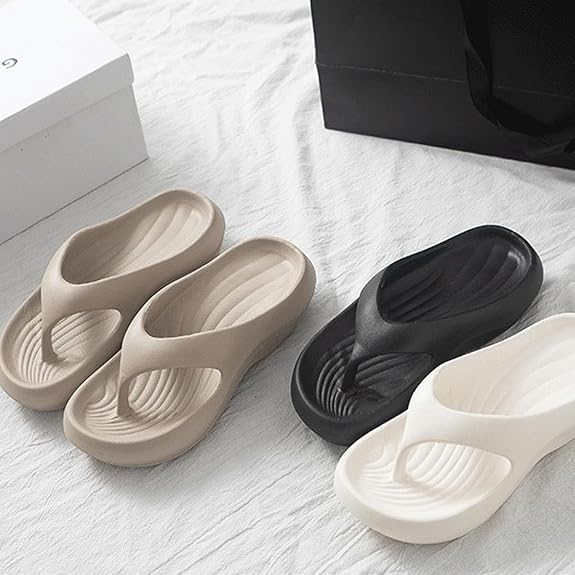 Pillow Arch Support Flip Flops, Non-Slip Orthopedic Soft Comfortable Sandals, Comfort Lightweight Flip Flops, Flops Beach Casual Slip-On Slippers3