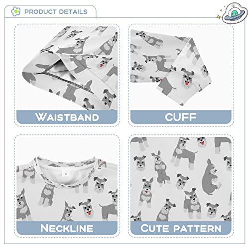 Grey Schnauzer Dog Boy Girl Sweatshirt Toddler Crewneck Pullover Sweater Long Sleeve Fall Winter Clothes3