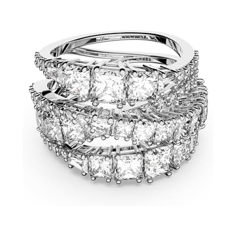 Swarovski Twist Wrap Ring with White Stones Cover