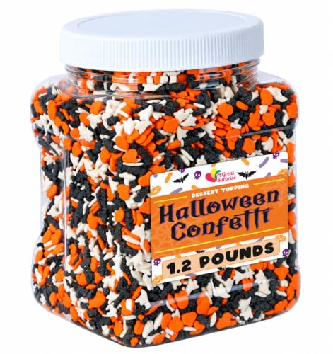Halloween Sprinkles Bulk - 1.2 Pounds