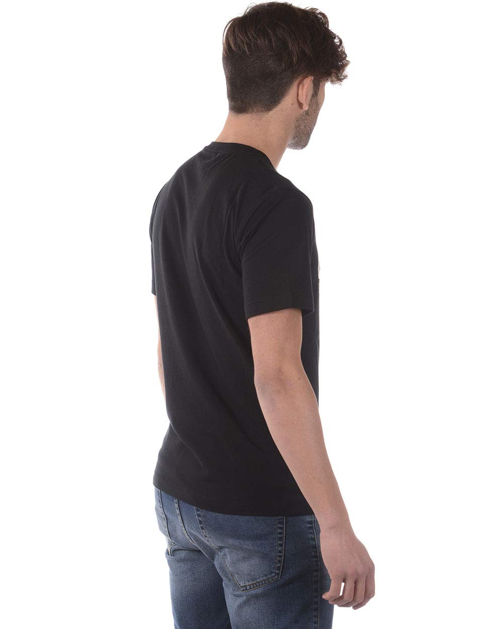 Emporio Armani EA7 Train Visibility T-shirty i koszulki polo męskie, czarne T-shirty, czarny, M
