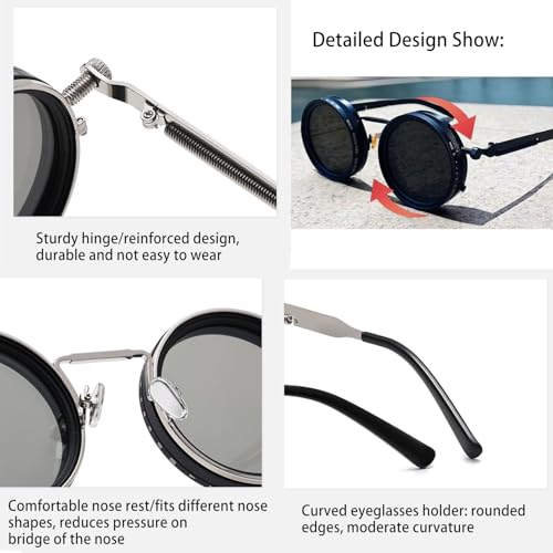 Adjustable Chroma Sunglasses - 9 Gear Adjustment, Ultra Lightweight Aluminum, UV Protective Eyewear, for Men, Women, Outdoor2