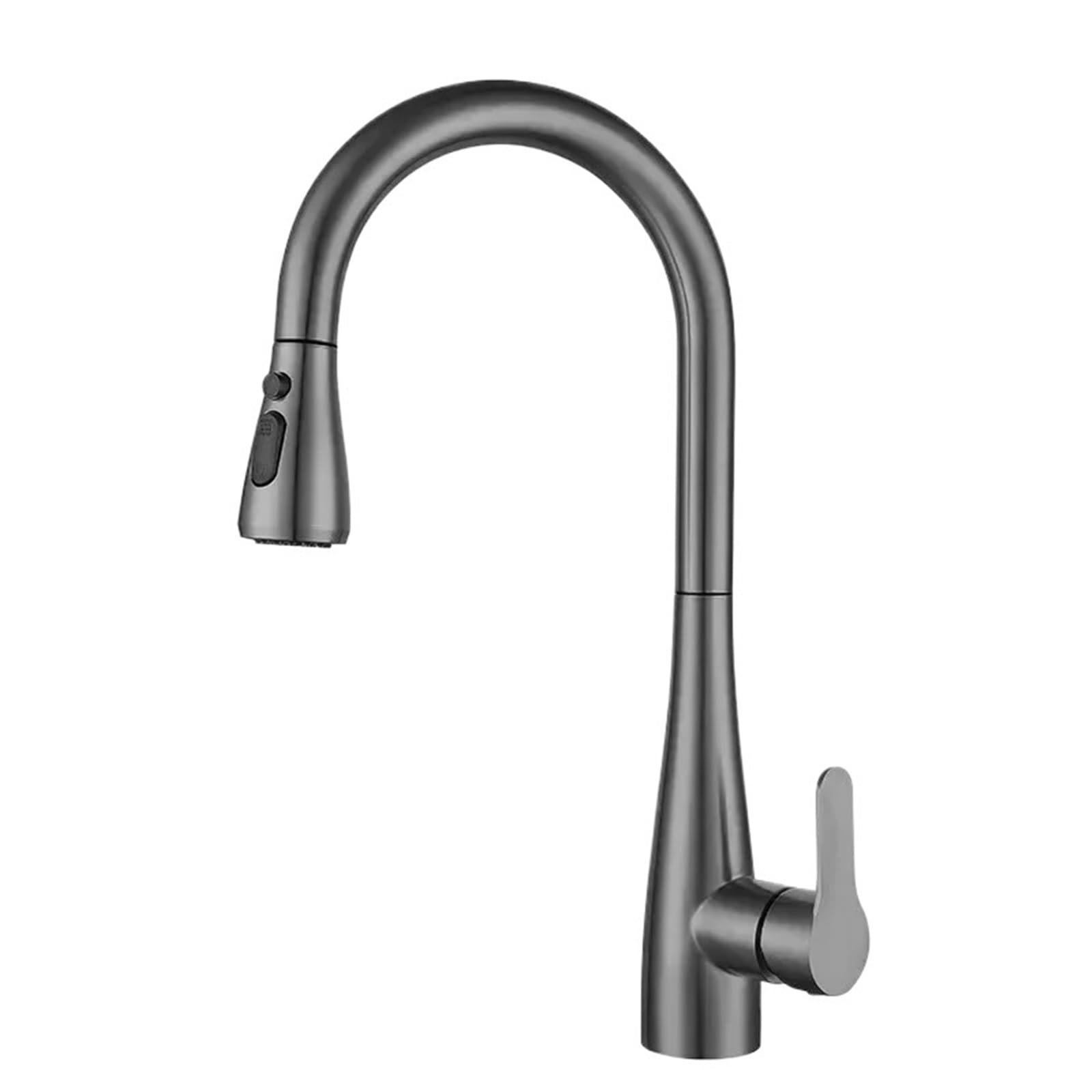 Rrypbovg Grey Pull Out Faucet Kitchen Faucet, Stainless Steel Pull-Out, Vegetable Basin Sink Hot And Cold(,G1/2)