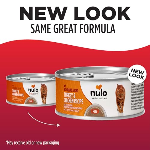 Image of Nulo Turkey & Chicken Recipe Pate Wet Canned Cat Food, 5.5 Ounce (Pack of 24)
