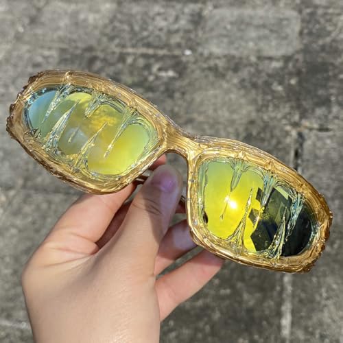 Image of Wrap Around Y2K Sunglasses Men And Women Cool Sunglasses Personalized Street Party sunglasses N45