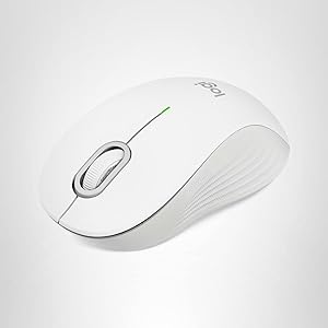 Logitech Signature M550 Wireless Mouse - for Small to Medium Sized Hands, 2-Year Battery, Silent Clicks, Bluetooth, Multi-Device Compatibility - Off White