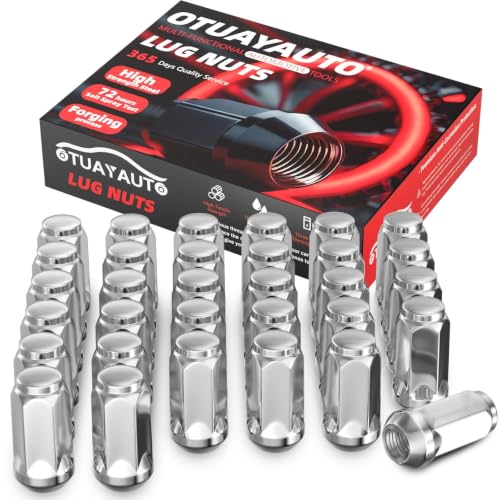 Image of OTUAYAUTO M14x1.5 32PCS Lug Nuts, Replacement for Chevy Silverado 1500