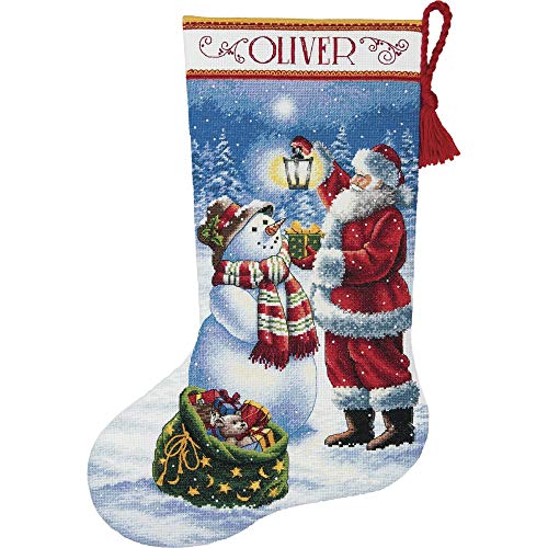 Dimensions 70-08952 Needlecrafts Dimensions Holiday Glow Stocking Counted Cross Stitch Kit cover