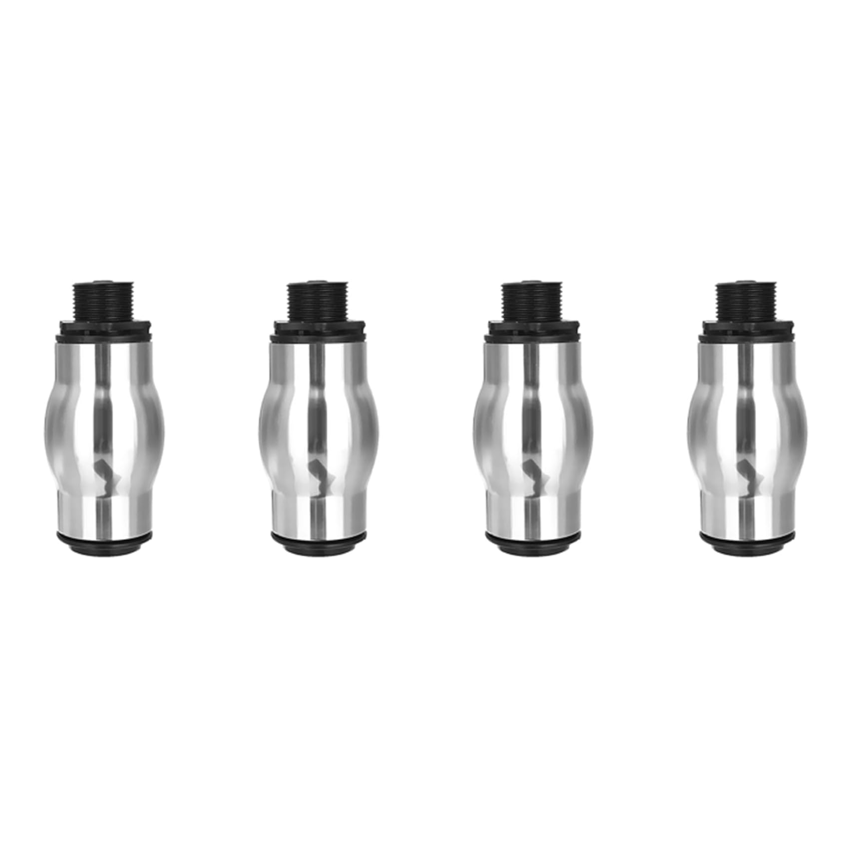 Jnchdghwa Silver 4X Stainless Steel Foamy Fountain Nozzle Water Sport Pond Head Sprinkler Dn25