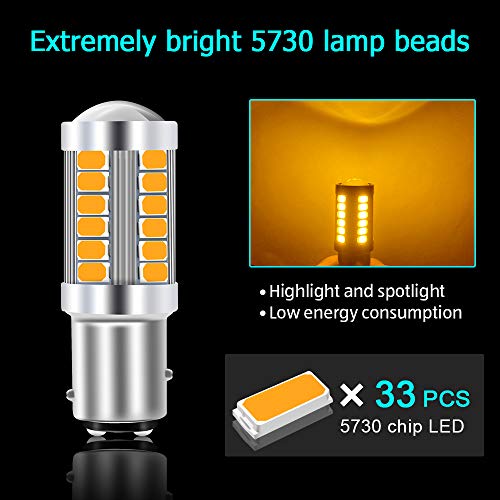 Yifengshun 4X Ambra Led Auto 1157 (BAY15D) 5730