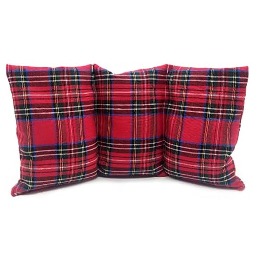 Saco térmico semillas microondas (30x14cm). Sin aroma, saquito relleno semillas de trigo. Cojín calor cervical cervicales lumbar cuello espalda tripa menstrual colicos (Cuadros)