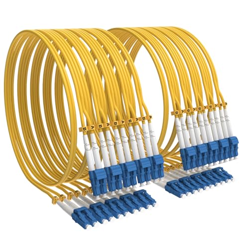 Câble optique monomode LC vers LC 1 m OS2 Duplex haute précision LSZH