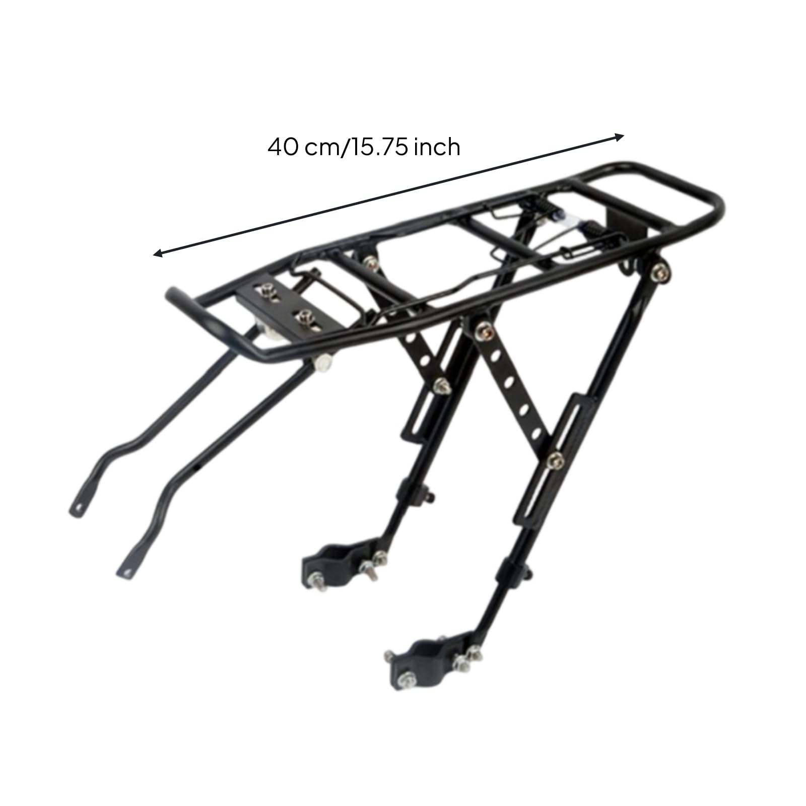 Portapacchi Bici Posteriore Robusto Portapacchi Posteriore Resistente Accessorio per Pendolari,