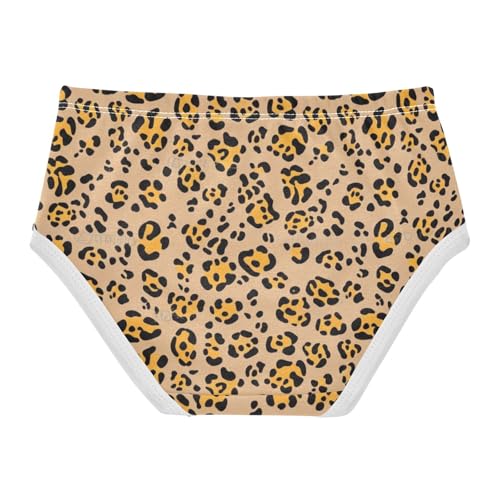 Brown Leopard Print Girls Underwear Toddlers 2t Cotton Panties for Girl Fun Underpants Briefs2