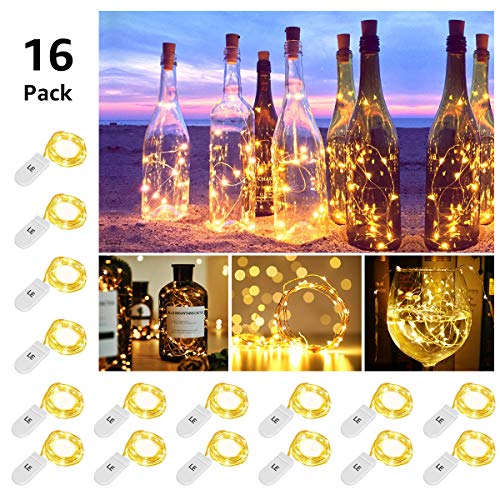 LE Fairy Light Battery Operated, Warm White, 3.3ft 20 Micro Starry LED, Waterproof