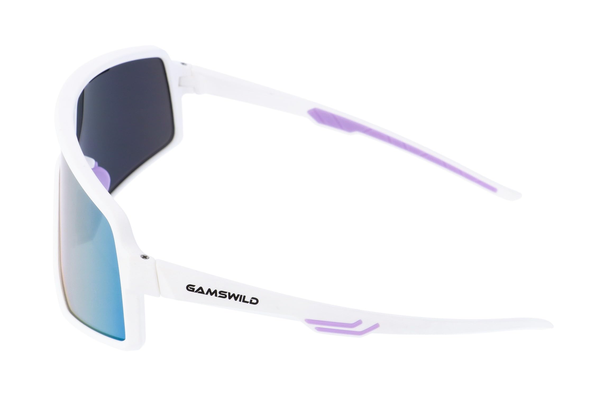 Gamswild WS4042 Occhiali da ciclismo – Occhiali da sole polarizzati – Occhiali da sole veloci – Lenti in policarbonato infrangibile – 100% protezione dai raggi UV – grazie ai raggi UV400 – 27 g