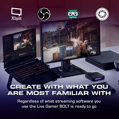 AVerMedia-Live-Gamer-Bolt-Thunderbolt-3-External-Video-Capture-Card-Stream-and-Record-in-4K-HDR-Ultra-Low-Latency-up-to-240fps-Perfect-for-Xbox-One-X-or-PS4-Pro-GC555