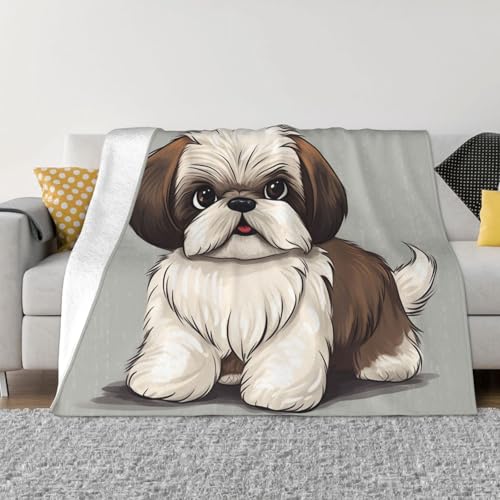 ZSOSIXDEAL Ultraweiche Micro-Fleece Hundedecke