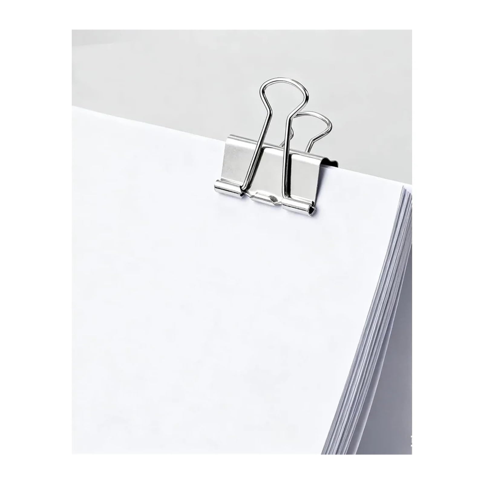Foldback Klammern 100er-Pack 1,6-Zoll-Binderklammern | For eine effiziente Dokumentenorganisation