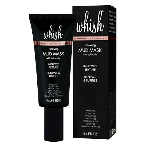 Miniatura 7 de Whish Máscara de barro renovadora, Mejora la textura, Renueva y Purifica, limpia profundamente y Minimiza poros, elimina Piel Muerta. exfoliante