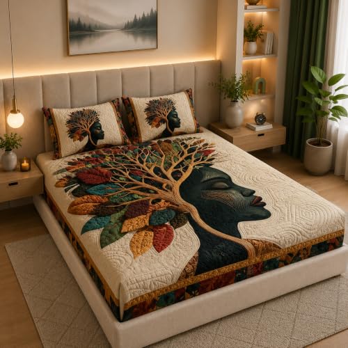 Image of 7D Digital Printed King Size Bedsheet with 2 Pillow Covers | Soft Premium Cotton Feel Microfiber Double Bed Bedsheet | Wrinkle Free & Fade Resistant | (Digital2, King Size - 90 x 100)