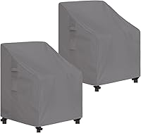 Vista 17 de Easy-Going Funda para Silla de Respaldo Alto para Exteriores Resistente a Rayos UV Funda para Silla de Patio Impermeable Funda para Muebles