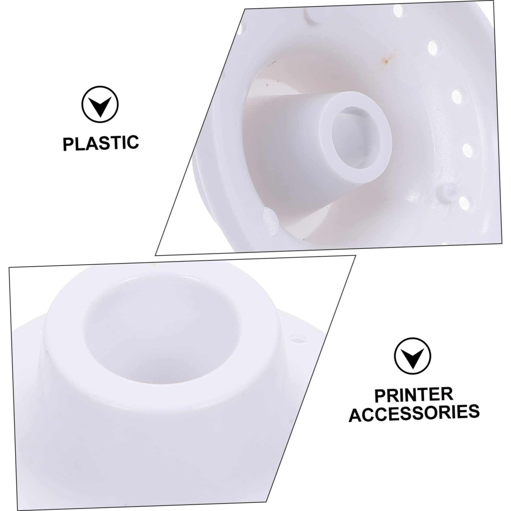 Soporte para Bolígrafo de Impresión 3d Blanco, 3 Piezas | Plástico, Diseño Resistente a Caídas, Evita Quemaduras, Base de Almacenamiento para Escritorio