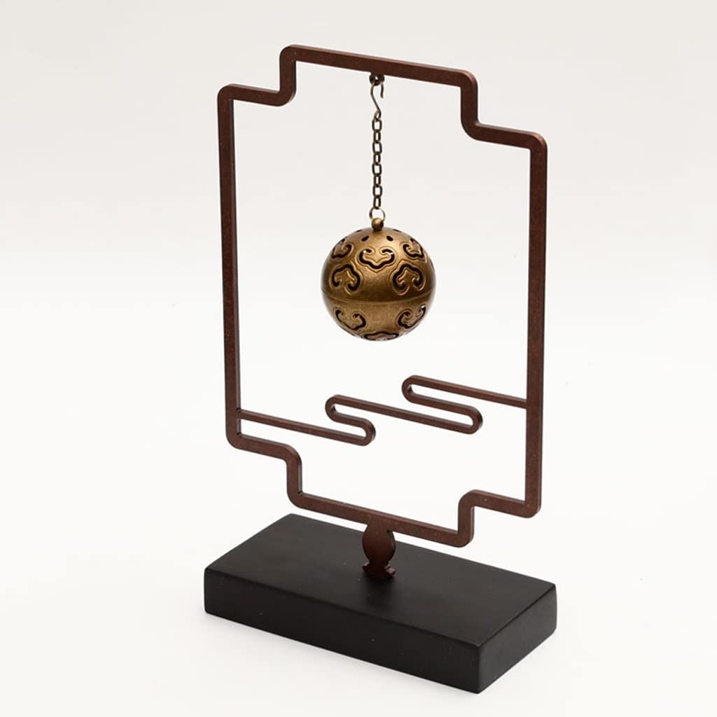 Basxdrfxz A Incense Holder Base Creative Pure Copper Incense Burner, Backflow Holder, Uspicious Clouds, Wishful Hanging, Indoor, New Chinese Zen Ornaments